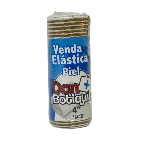 Venda Elástica Color Piel Don Botiquín 4X5 Yardas Und