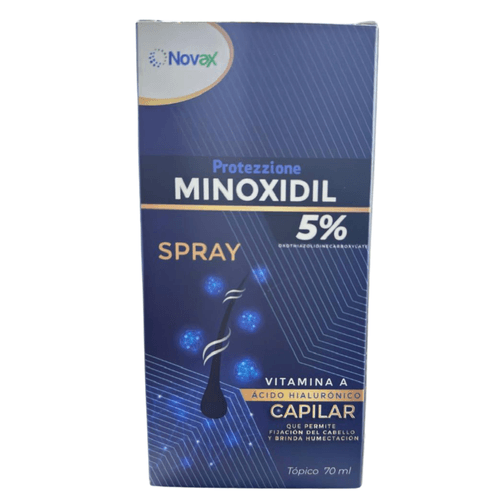 Minoxidil 5% Solución Spray 70 Ml Protezzione