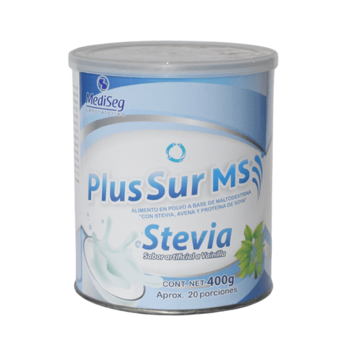 Plussure Stevia Sabor Vainilla Tarro 400 Gramos