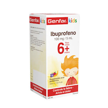 Ibuprofeno Kids 120 ml Genfar Suspensión