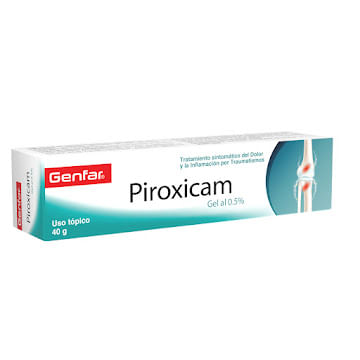 Piroxicam 5% Tubo X 40 Gr Gel Genfar