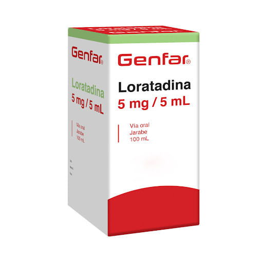 Loratadina Jarabe 100 ml Genfar Oral Rx