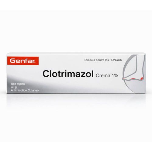 Clotrimazol 1% Crema Tópica Tubo X 40 Gr Genfar