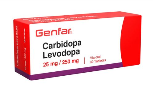 Carbidopa Levodopa 25 Mg/250 Mg Caja X 30 Tabletas Genfar