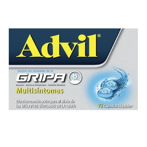 Advil Gripa Caja X 72 Cápsulas