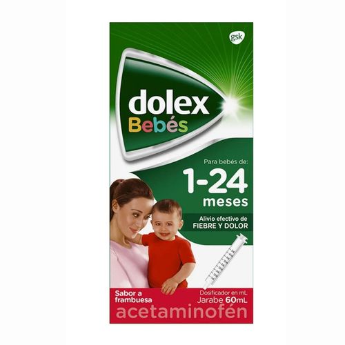 Dolex Bebes Jarabe 32 Mg/Ml Frasco X 60 Ml