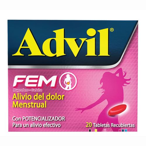 Advil Fem Caja X  20 Tabletas