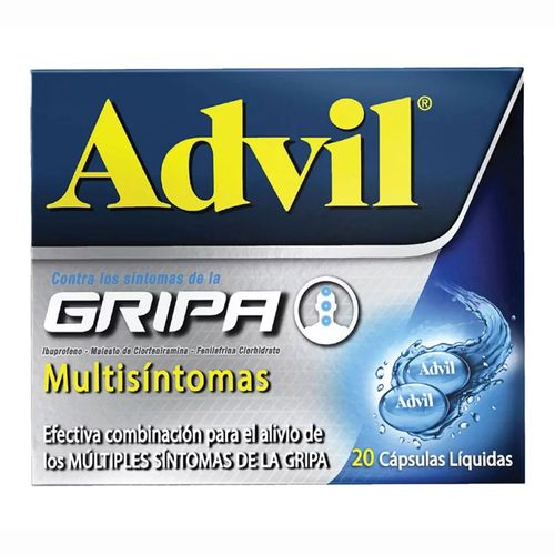 Advil Gripa Caja X 20 Cápsulas