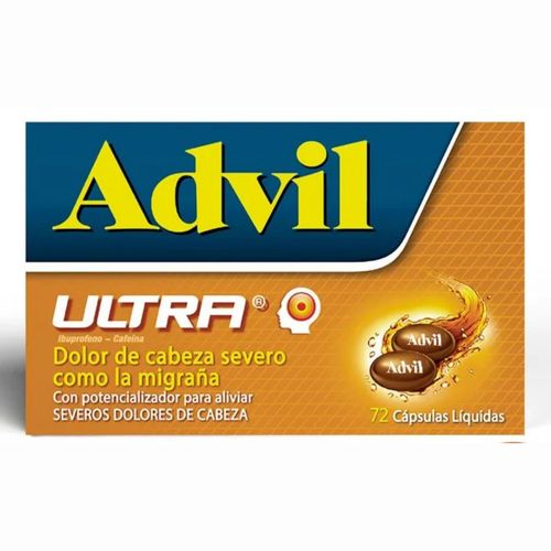 Advil Ultra Caja X 72 Cápsulas