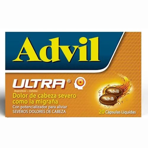 Advil Ultra Frasco X 20 Cápsulas