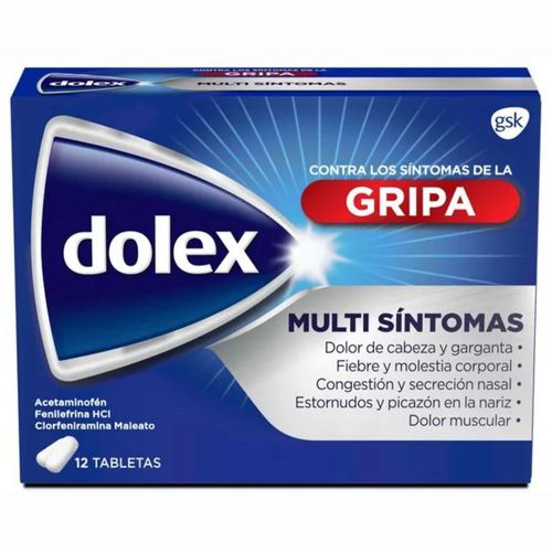 Dolex Gripa Caja X 12 Tabletas
