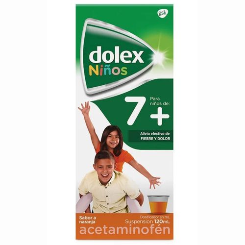 Dolex Niños 7+ Frasco X 120 Ml Suspensión