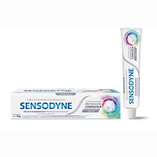 Crema Dental Sensodyne Proteccion Completa Blanqueador 90 Gr Gsk