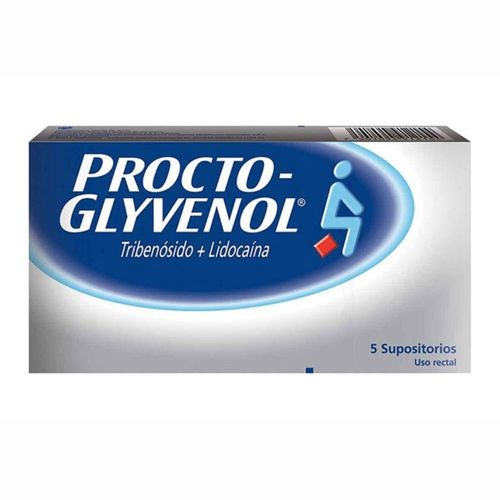 Procto Glivenol Lidocaina 40 Mg Tribenosido 400 Mg Caja X 5 Supositorio Gsk