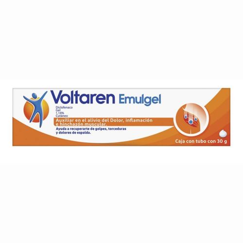 Voltaren Emulgel Diclofenaco 1Gr Tubo X 30 Gr Gsk