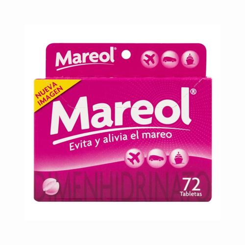 Mareol Dimenhidrato 50 Mg Caja X 72 Tabletas Gsk