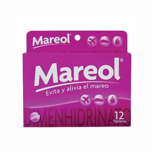 Mareol Dimenhidrato 50 Mg Caja X 12 Tabletas Gsk