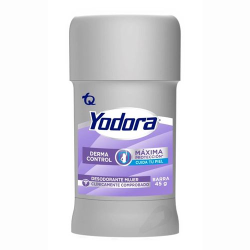 Desodorante Yodora Barra Derma Control Frasco X 45 Gr Tecnoquímicas