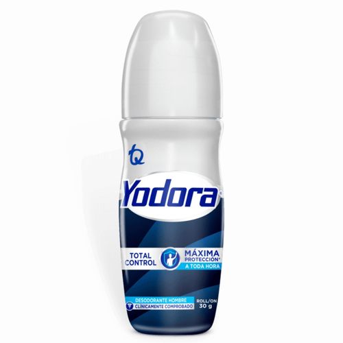 Desodorante Yodora Mini Roll On Total Control Frasco X 30 Gr Tecnoquímicas