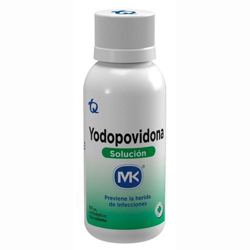Yodopovidona Mk Solución Tópica Frasco X 60 Ml Tecnoquímicas