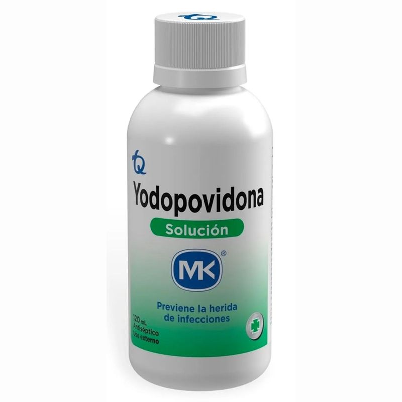 Yodopovidona Tópica MK 120 ml Solución