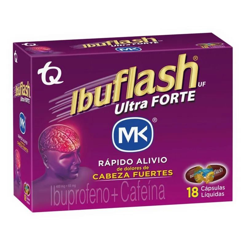 Ibuflash Ultra Forte x 18 Cápsulas Líquidas