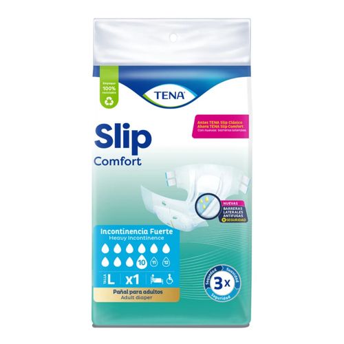 Pañal Para Adulto Tena Slip Clásico Large 1 Familia