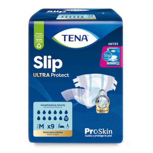 Pañal Para Adulto Tena Slip Ultra M Paquete X 9 Unidades Familia
