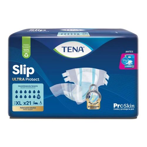 Pañal Para Adulto Tena Slip Ultra Xl Paquete X 21 Unidades Familia