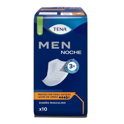 Protector Tena For Men Noche Paquete X 10 Unidades Familia