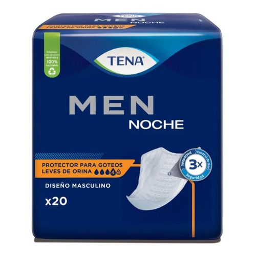 Protector Tena For Men Noche Paquete X 20 Unidades Familia