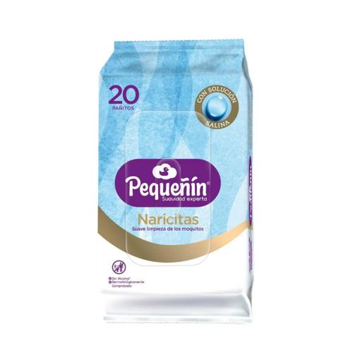 Pañitos Húmedos Pequeñin Naricitas 20 Unidades Familia