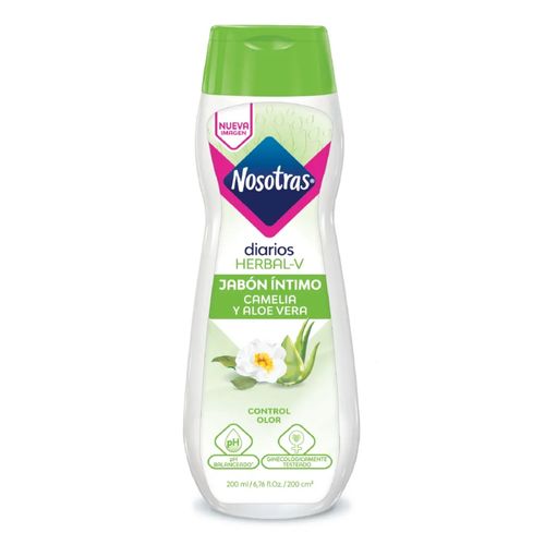 Jabón Íntimo Nosotras Herbal Frasco X 200 Ml Familia