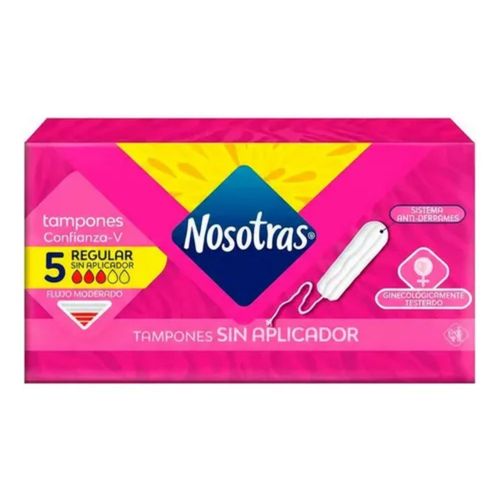 Tampones Nosotras Dig Regular X 5 Unidades Familia