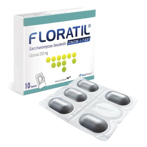Floratil Sacaromices Boulardi 250 Mg Caja X 10 Cápsulas Axon