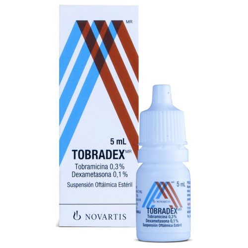 Tobradex Tobramicina 3 Mg Dexametasona 1 Mg Solución Oftálmica Frasco X 5 Ml Axon