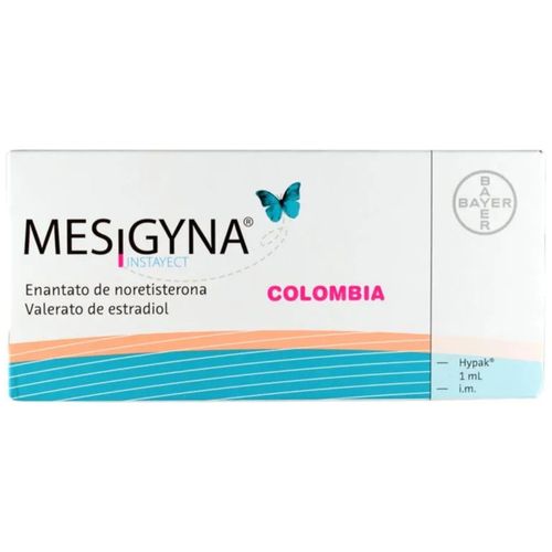 Mesigyna 1 50/5 Caja X 1 Ampolla Jeringa Prel Solución Inyectable Bayer