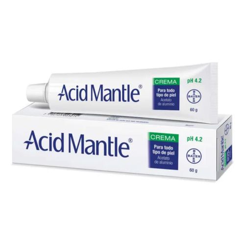 Crema Acid Mantle Acetato De Aluminio Tubo X 60 Gr Bayer