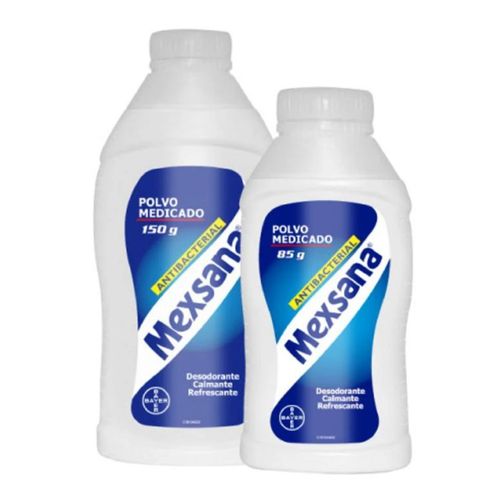 Talco Mexsana Frasco X 150 Gr + Mexsana 85 Gr Precio Especial Bayer
