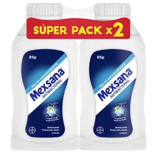Talco Mexsana Frasco X 85 Gr 2 Und Precio Especial Bayer