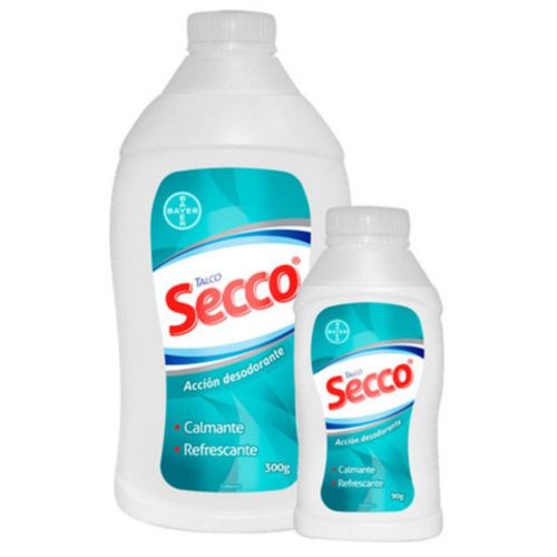 Talco Frasco X 300 Gr + Secco 90 Precio Especial Bayer