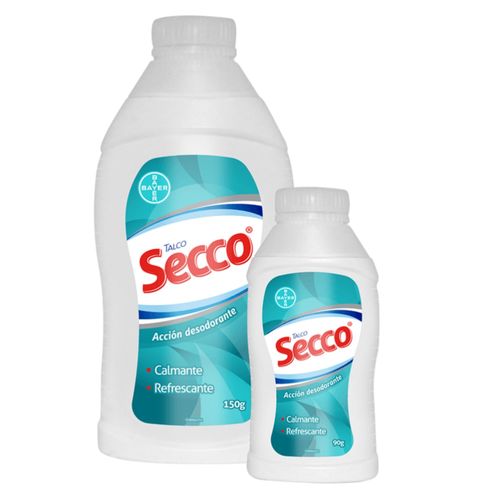 Talco Frasco X 150 Gr + Secco 90 Precio Especial Bayer