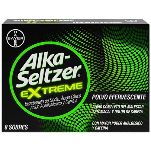 Alka Seltzer Extreme Caja X 8 Sobres Bayer