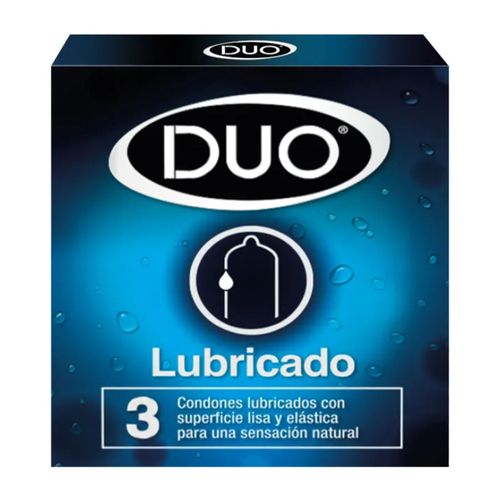 Preservativo Duo Lubricado X 3 Unidades Super Oferta Bdf
