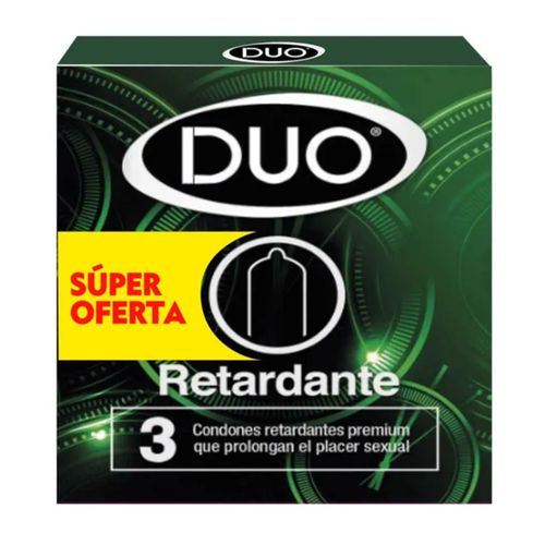 Preservativo Duo Retardante 3 Unidad Super Oferta Bdf