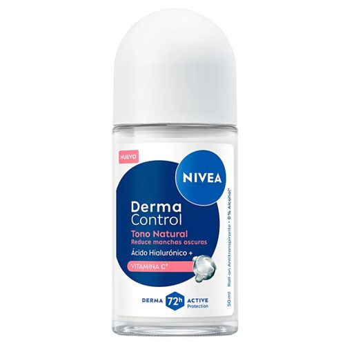 Desodorante Nivea Roll On Derma Control Tono Natural x 50 ml