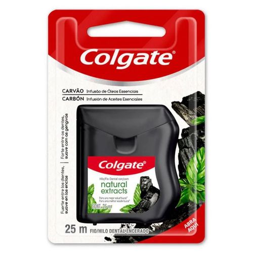 Hilo Dental Colgate Natural Charcol 25 Metros