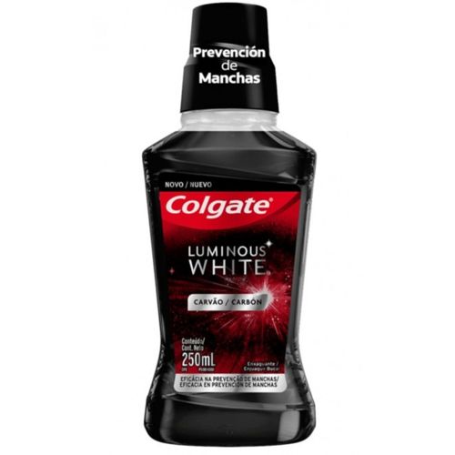 Enjuague Bucal Plax Luminous White Charcol 250 Ml Colgate