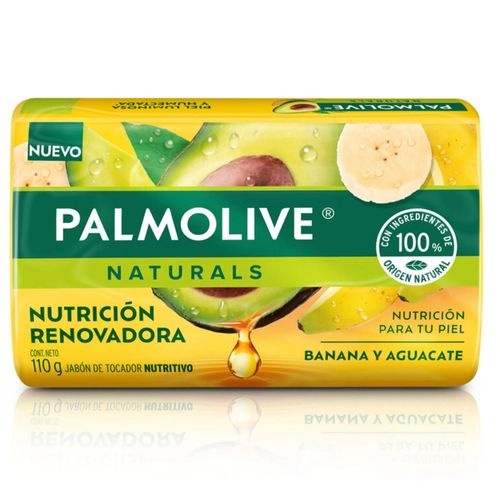 Jabón Palmolive Banana Y Aguacate Barra X 110 Gr Colgate