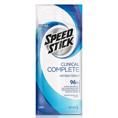 Desodorante Hombre Speed Stick Clinical Dry Caja X 20 Sobres 9 Gr Colgate